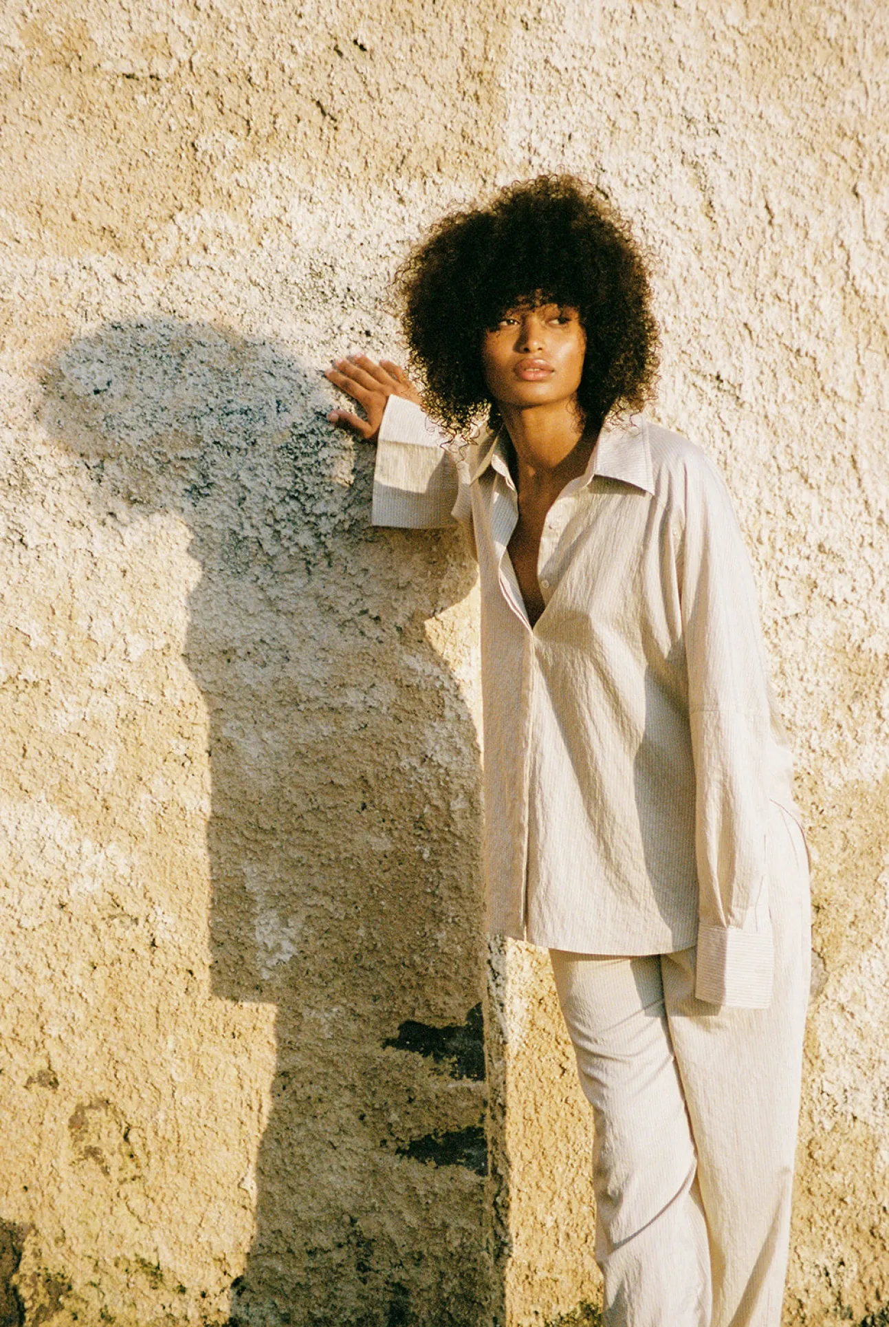 IVY SHIRT - OAT STRIPE