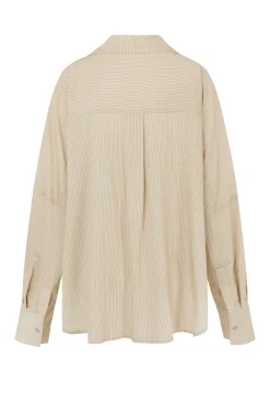 IVY SHIRT - OAT STRIPE
