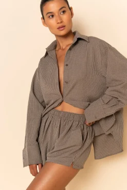 JOSEFINA SHIRT - ESPRESSO