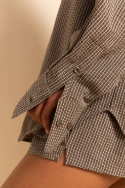 JOSEFINA SHIRT - ESPRESSO