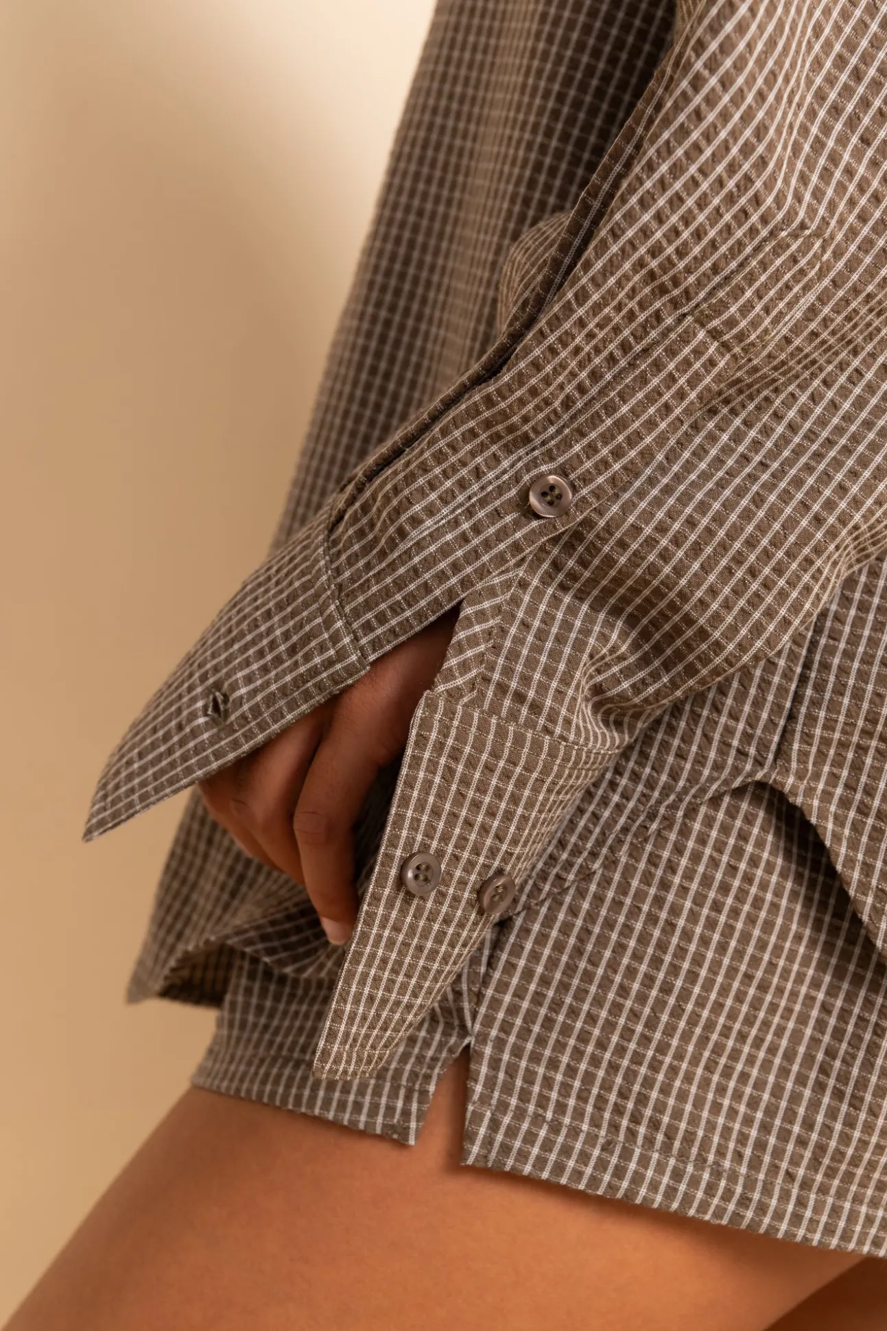 JOSEFINA SHIRT - ESPRESSO