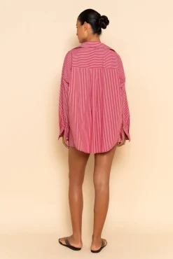 JUDE SHIRT - CHERRY STRIPE