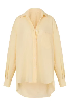 REMI SHIRT - BUTTER PINSTRIPE